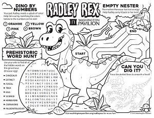 Radley Rex Activity Sheet