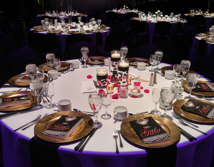 Table setting for event