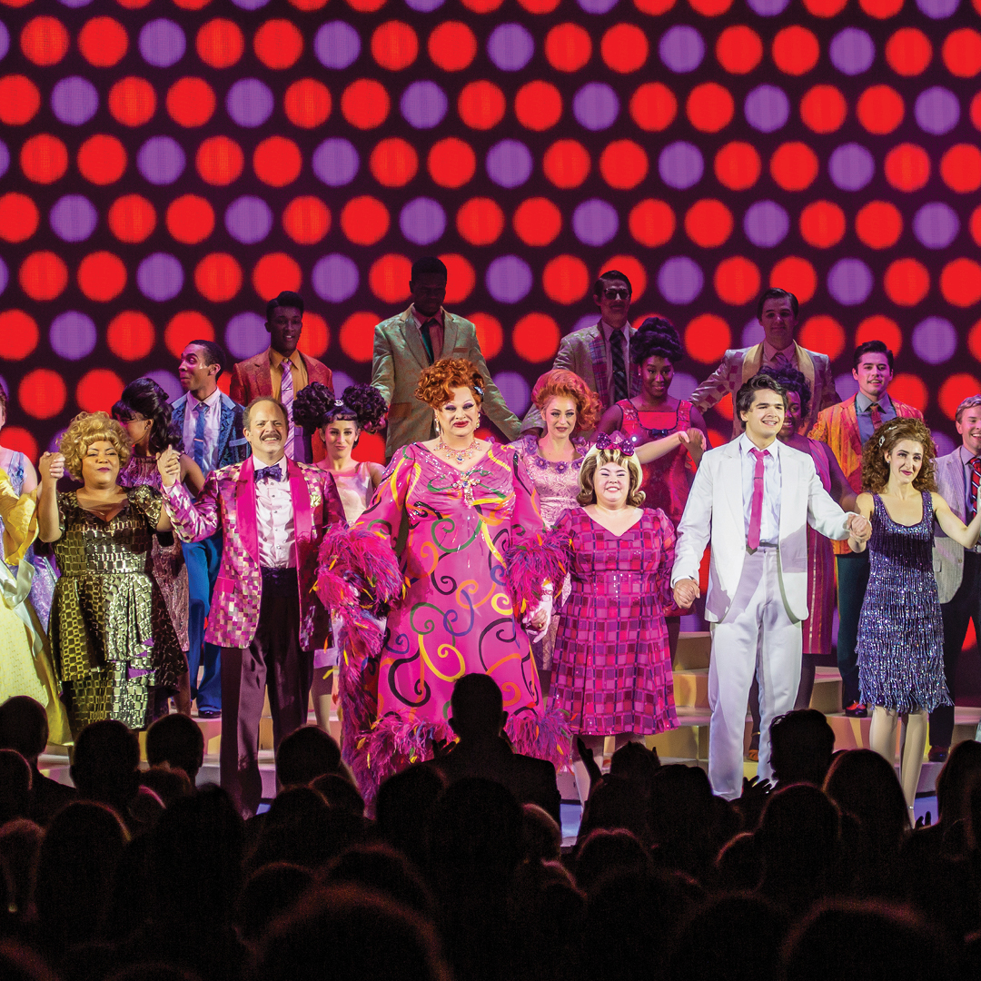 04	The company of Hairspray takes their opening night curtain call. Photo: Jeremy Daniel.