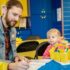 Dad and Daughter In Jack's Imagination Lab