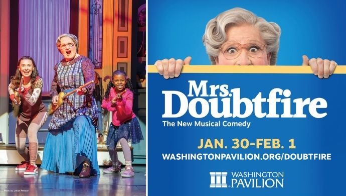 HELLOOOOO Sioux Falls! MRS. DOUBTFIRE Arrives at the Washington Pavilion January 30–February 1, 2026