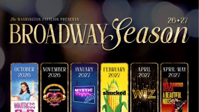 Washington Pavilion Opens Public Sales for 2026-27 Broadway Subscriptions